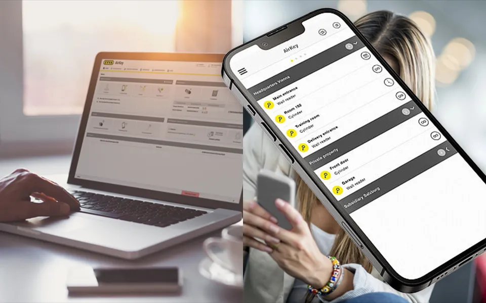 AirKey-App und Onlineverwaltung